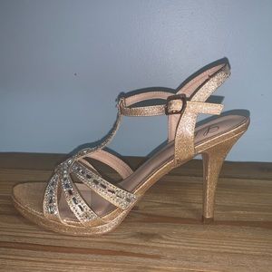 Silver Sparkly Heels